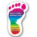 Full Color Magnet - 20 Mil. - Group 4 (2"x3.125") Foot Shape